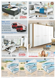 Bett Angebot im aktuellen Ostermann Prospekt auf Seite 8