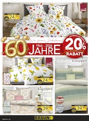 Aktueller BRAUN Möbel-Center Prospekt mit Bettwäsche, "JUBILÄUMSANGEBOTE", Seite 18
