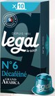 Promo Capsules aluminium décaféiné sans solvant n°6 grand arabica à 1,94 € dans le catalogue Intermarché Super à Massieux