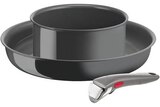 Batterie de cuisine Tefal SET POELE 28 CM + CASSEROLE 18 CM + POIGNEE AMOVIBLE INGENIO RENEW INDUCTION L2609302 - Tefal en promo chez Darty Batterie de cuisine Tefal SET POELE 28 CM + CASSEROLE 18 CM + POIGNEE AMOVIBLE INGENIO RENEW INDUCTION L2609302 - Tefal dans le catalogue Darty