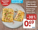 Pizza-Snack-Flammkuchen Angebote von MEINE BACKWELT bei ALDI SÜD Brühl für 0,69 €