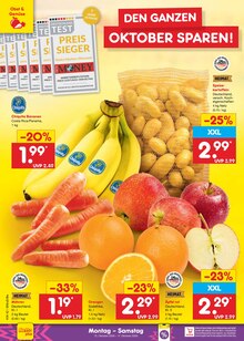 Bananen im Netto Marken-Discount Prospekt "Aktuelle Angebote" mit 71 Seiten (Osnabrück)