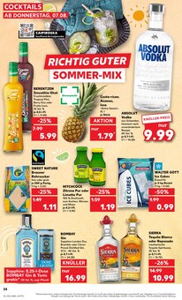 Gin im Kaufland Prospekt "Aktuelle Angebote" mit 60 Seiten (Karlsruhe)