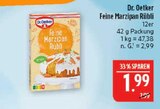 Feine Marzipan Rübli im Angebot bei Marktkauf in Hof Feine Marzipan Rübli Angebote von Dr. Oetker bei Marktkauf Hof für 1,99 €