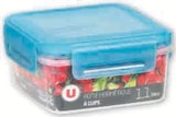 Boite hermetique a clips - U en promo chez Super U Boite hermetique a clips - U dans le catalogue Super U