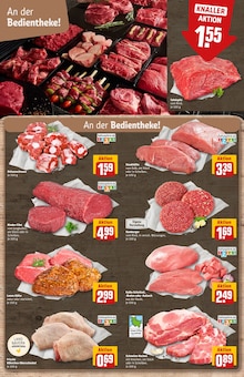 Schweinefleisch im aktuellen REWE Prospekt (Hamburg) Schweinefleisch im REWE Prospekt "Dein Markt" mit 38 Seiten (Hamburg)