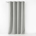 Rideau œillets Sultane suède gris 140x240cm - Maxi Bazar à Saint-Raphaël Rideau œillets Sultane suède gris 140x240cm en promo chez Maxi Bazar Saint-Raphaël à 5,99 €