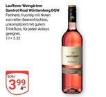 Samtrot Rosé Württemberg DQW bei GLOBUS im Maintal Prospekt für 3,99 €