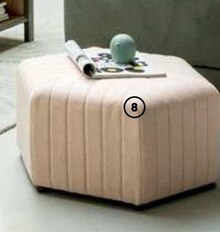 H&H Valenton - Pouf Loretta Promo Pouf Loretta dans le catalogue H&H "-15% sur notre sélection" à Valenton
