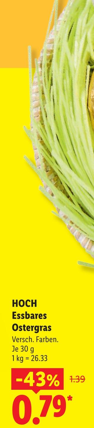 Essbares Ostergras