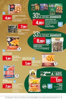 Promotion Coquilles saint-jacques surgelées dans le prospectus Supermarchés Match, valable du 25/11/2025 au 07/12/2025 Promo Coquilles saint-jacques surgelées dans le catalogue Supermarchés Match du moment à la page 31