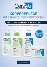 CeraVe Prospekt für Kornwestheim mit 1 Seiten CeraVe Prospekt für Kornwestheim: "Jetzt 20% Cashback erhalten", 1 Seiten, 23.11.2020 - 21.12.2020
