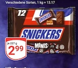 Minis Angebote von Snickers bei GLOBUS Koblenz für 2,99 €