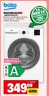 Waschmaschine BM3WFU4941W1 im Angebot bei E center in Weinheim Waschmaschine BM3WFU4941W1 Angebote von Beko bei E center Weinheim für 349,99 €