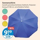 Aktuelles Sonnenschirm Angebot bei V-Markt in Regensburg ab 9,99 €