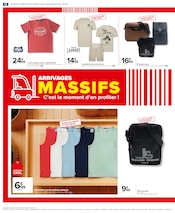 T-Shirt Angebote im Prospekt "ARRIVAGES MASSIFS : C’est le moment d’en profiter !" von Carrefour auf Seite 20