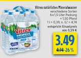 Natürliches Mineralwasser von Vitrex im aktuellen diska Prospekt für 3,49 €