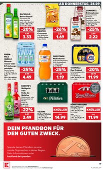 Wasser im aktuellen Kaufland Prospekt (Münster) Wasser im Kaufland Prospekt "Hier bin ich richtig" mit 82 Seiten (Münster)
