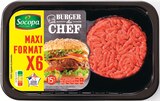 Intermarché Express Saint-Ouen - Promo 6 burgers du chef nature 15% mg : préparation de viande bovine hachée (75%) et de fibres végétales Promo 6 burgers du chef nature 15% mg : préparation de viande bovine hachée (75%) et de fibres végétales à 8,80 € dans le catalogue Intermarché Express à Saint-Ouen
