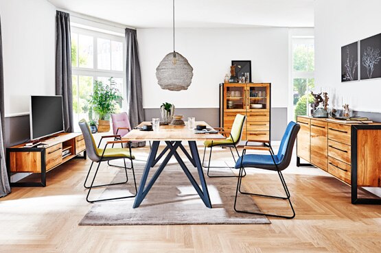 Opti-Wohnwelt Bremerhaven - Speisezimmer Valmondo Namur Speisezimmer Valmondo Namur Angebot bei Opti-Wohnwelt Bremerhaven im Prospekt 40% IN ALLEN ABTEILUNGEN