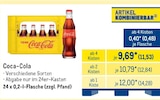 Coca-Cola im METRO Prospekt Coca-Cola im aktuellen METRO Prospekt für 11,53 €