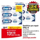 Promo Dentifrice pro repair à 13,19 € dans le catalogue Cora à Malakoff