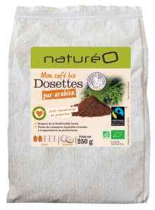 CAFÉ DOSETTES PUR ARABICA x 36 - NaturéO à Vanves CAFÉ DOSETTES PUR ARABICA x 36 en promo chez NaturéO Vanves à 4,59 €