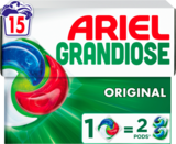 LESSIVE CAPSULES ORIGINAL ARIEL - ARIEL - Auchan Supermarché à Aubagne LESSIVE CAPSULES ORIGINAL ARIEL - ARIEL en promo chez Auchan Supermarché Aubagne à 11,25 €
