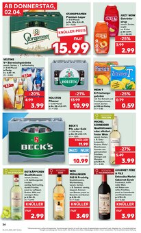 Veltins im Kaufland Prospekt "Aktuelle Angebote" mit 54 Seiten (Freital)