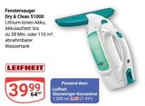 Aktuelle Rasierer Angebote bei GLOBUS in Bochum Aktuelles Fenstersauger Dry & Clean 51000 Angebot bei GLOBUS in Bochum ab 3,99 €