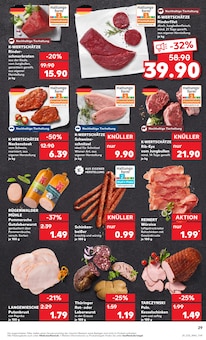 Braten im Kaufland Prospekt "Aktuelle Angebote" mit 58 Seiten (Dresden)