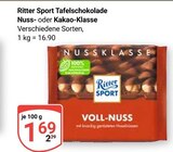 Aktuelle Ritter Sport Angebote bei GLOBUS in Ludwigshafen (Rhein) Aktuelles Tafelschokolade Nuss-Klasse Angebot bei GLOBUS in Ludwigshafen (Rhein) ab 1,69 €
