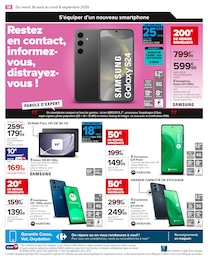 Prix et réduction Tablette Android dans le prospectus Carrefour en cours Offre Tablette Android dans le catalogue Carrefour du moment à la page 20