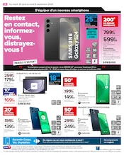 Promos Tablette Android dans le catalogue "PASSEZ LA RENTRÉE CONNECTÉE À VOS ENVIES !" de Carrefour à la page 20
