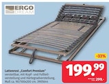 Lattenrost „Comfort Premium“ im Angebot bei Segmüller in Ulm Lattenrost „Comfort Premium“ Angebote von ERGO DREAM bei Segmüller Ulm für 199,99 €