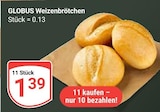 Weizenbrötchen im Angebot bei GLOBUS in Kerpen Weizenbrötchen Angebote von Globus bei GLOBUS Kerpen für 1,39 €