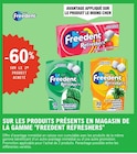 -60% sur le 2ème produit acheté sur les produits présents en magasin de la gamme Freedent Refreshers - FREEDENT REFRESHERS dans le catalogue E.Leclerc