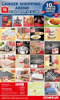 Pfanne im Segmüller Prospekt "Letzte Chance! - 100 Jahre Jubiläumsfinale bei Segmüller" mit 4 Seiten (Frankfurt (Main))