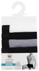 Lot de 4 boxers homme - U ESSENTIEL - Hyper U à Montreuil Lot de 4 boxers homme - U ESSENTIEL en promo chez Hyper U Montreuil à 12,90 €