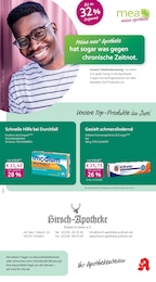 Apotheken Prospekt von mea - meine apotheke in Pulheim Aktueller mea - meine apotheke Apotheken Prospekt für Pulheim: Unsere Juni-Angebote mit 4} Seiten, 01.06.2026 - 30.06.2026