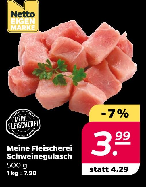 Meine Fleischerei Schweinegulasch