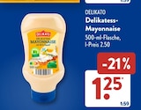 Delikato im ALDI SÜD Prospekt Delikatess-Mayonnaise von Delikato im aktuellen ALDI SÜD Prospekt für 1,25 €