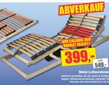 Motor-Lattenrahmen Angebote bei wohnen & sparen Stelter Gütersloh für 399,00 €