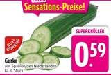 Gurke bei EDEKA im Wolfratshausen Prospekt für 0,59 €