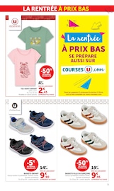 Promos Chaussures dans le catalogue "La rentrée À PRIX BAS Spécial mode" de Super U Chaussures en promo dans le catalogue Super U à la page 5