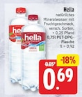natürliches Mineralwasser von Hella für 0,69 € bei EDEKA im Angebot natürliches Mineralwasser von Hella im aktuellen EDEKA Prospekt