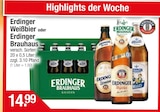 Weissbier im Getränke City Prospekt Weißbier von Erdinger im aktuellen Getränke City Prospekt für 14,99 €