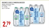 Mineralwasser Angebote von Rheinfels Quelle bei Marktkauf Bochum für 2,79 €