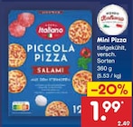 Mini Pizza im Netto Marken-Discount Prospekt Mini Pizza von Italiano im aktuellen Netto Marken-Discount Prospekt für 1,99 €