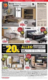 Boxspringbett im hofmeister Prospekt "BLACK DEALS" mit 12 Seiten (Stuttgart)